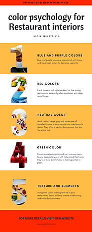 Color psychology for restaurant interiors - Just Interio