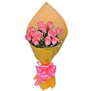 Buy/Send Pink Floral Surprise Online - YuvaFlowers.com