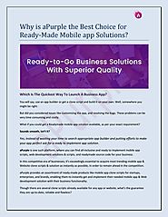 aPurple – Readymade Mobile App Solutions by aPurple - issuu
