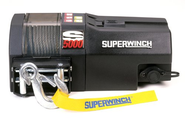 Superwinch 1450200 S5000, 12 VDC winch, 5,000lb/2268 kg single line pull with roller fairlead & 30' remote