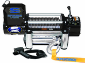 Superwinch 1510200 LP10000 Winch, 10,000lbs/4536kg single line pull with roller fairlead, and 12' handheld remote