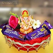 Order GANESHA IDOL & CHOCO Online Same Day Delivery - OyeGifts.com