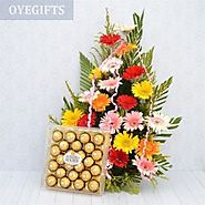 Buy / Send Gerberas Choco SurpriseOnline - OyeGifts