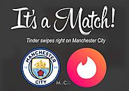 Dating app Tinder and Manchester City signed a multi-million pound partnership