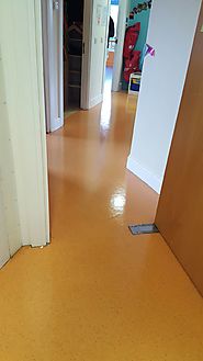 Marmoleum Floor Polishing