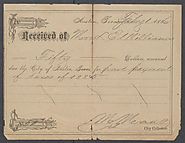 [Property tax receipt for Lizzie Williams] - Page 1 of 2 - The Portal to Texas History