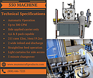 Technical Specifications of 550 Machine