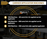 Carrier Applicator Machines by Mumm Craft Products