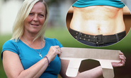 Who needs Spanx? Mother tired of diets and control pants TAPED her stomach up on a night out...and lands investment t...