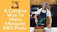 "A creative way to make Mesquite BBQ pasta"