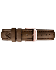 Genuine Leather Strap - Brown - BAUERING
