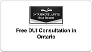 Free DUI Consultation in Ontario by Best DUI Lawyer
