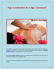 Get a quality spa massage with trained specialist therapists