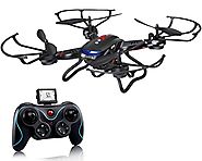 Holy Stone F181C RC Quadcopter Drone with HD Camera RTF 4 Channel 2.4GHz 6-Gyro with Altitude Hold Function,Headless ...