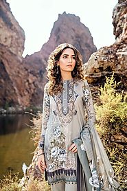 Baroque UK | Stylish Pakistani Designer Suits | House of Faiza