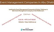 Event Management Companies In Abu Dhabi -Edelman