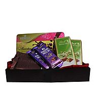 Buy Sweet Chocolaty Hamper Online Same Day Delivery - OyeGifts.com