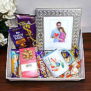 Buy Special Gift Hamper For Birthday With Photo Frame Mug & Chocolates