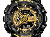 CASIO G-SHOCK BIG CASE BLACK & GOLD GA-110GB-1A