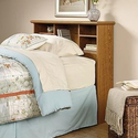 Amazon.com: Sauder Orchard Hills Full/Queen Bookcase Headboard in Oak: Furniture & Decor