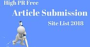 200+ High PR Free Article Submission Site List - SEOhelp24x7