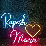 Customized Neon Sign Lights Wall Decor For Wedding Couple - OyeGifts