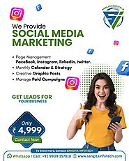 social media marketing by Sangita Infotech India, Ahmedabad