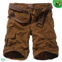 Belted Cargo Shorts for Men CW140169