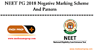 NEET PG 2018 Negative Marking Scheme And Pattern