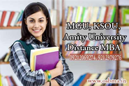 MGU, KSOU, Amity University Distance MBA 2014-15 Admission