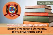 SVN University B.Ed Admission 2014-15