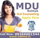 Maharishi Dayanand University B.Ed 2014 counseling