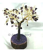 Buy AMETHYST- CRYSTAL 160 CHIPS TREE at Agate Export