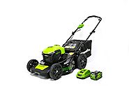 Greenworks 20-Inch 40V 3-in-1 Cordless Lawn Mower with Smart Cut Technology, 4.0 AH Battery included MO40L410