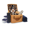 Picnic Time Canterbury English Style Picnic Basket with Deluxe Service for Two