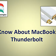 Know About MacBook Thunderbolt | Visual.ly
