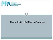 Cost effective builder in Canberra