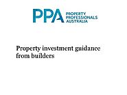 Property investment guidance from builders