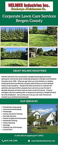 Corporate Lawn Care Services Bergen County