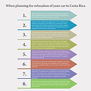 When planing for Relocation of your car to Costa Rica