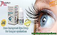 Faster the growth of eye lashes with Careprost