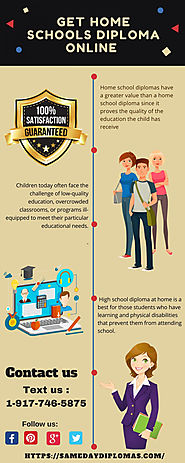 Home School Diploma | Visual.ly