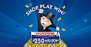 Safeway Monopoly Game - Win $1 Million Cash / Vacation Trip and Other Exciting Prizes
