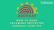 Aadhaar Card Password why is the password required