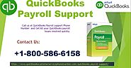 Dial QuickBooks payroll support Contact number +1-800-586-6158