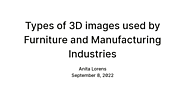 Types of 3D images used by Furniture and Manufacturing Industries — Teletype
