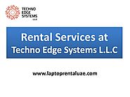 Laptop Rental Dubai | LED Screen Rental Dubai - Techno Edge Systems L.L.C