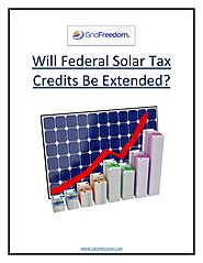 Will Federal Solar Tax Credits Be Extended?