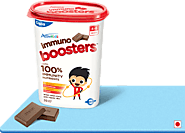 Cipla Immuno Booster For Kids 4 To 6 Years, 30 Choco-Bites for 1 Month