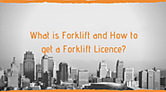 Forklift Licence NSW